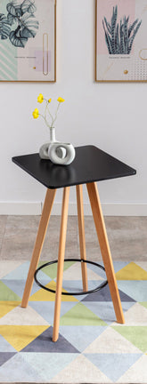 TPFLiving Stehtisch Minios eckig natura